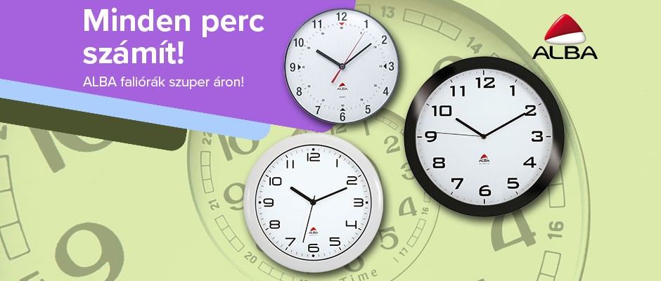 ALBA faliórák szuper áron