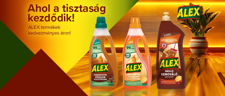 ALEX termékek kedvezményes áron