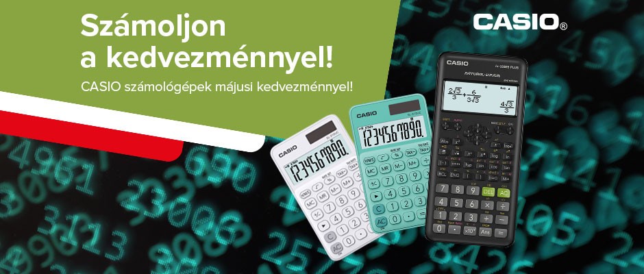 CASIO számológépek kedvezményes áron