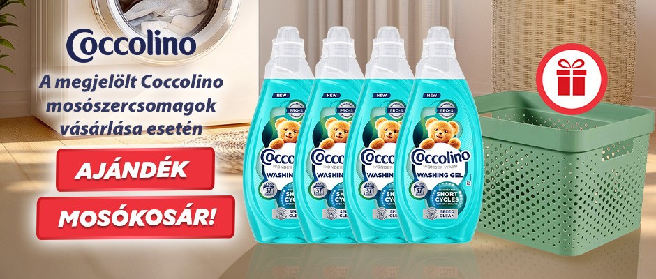 COCCOLINO ár- és ajándékakció!
