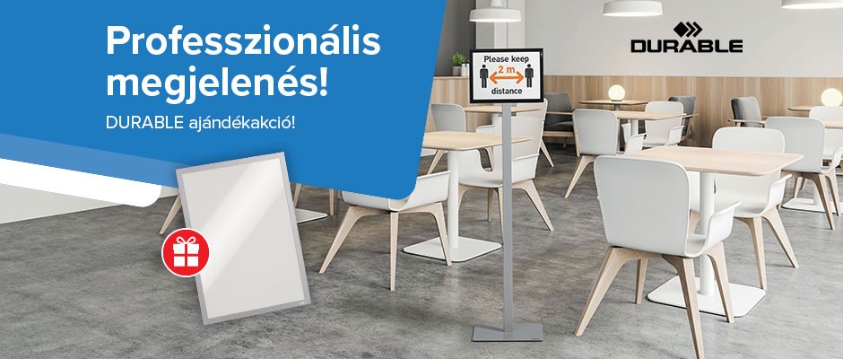 DURABLE ajándékakció!