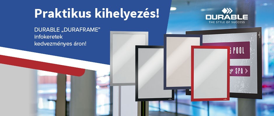DURABLE infokeretek akciós áron