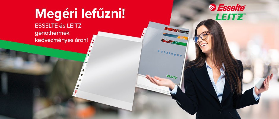 ESSELTE és LEITZ genothermek kedvezményes áron