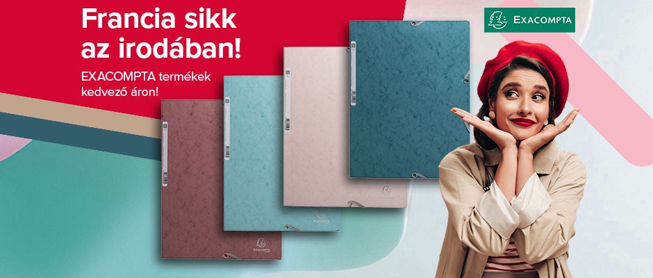EXACOMPTA termékcsalád kedvezőbb áron
