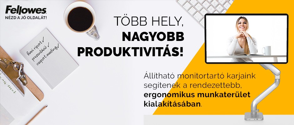 FELLOWES monitortartó karok szuper áron!