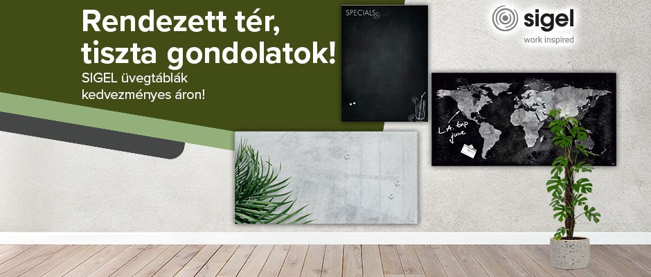 SIGEL üvegtáblák kedvezményes áron