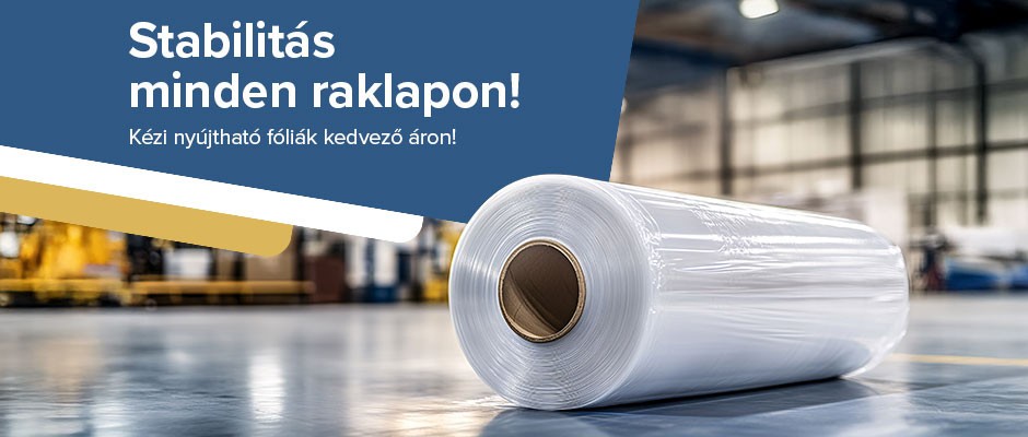 Kézi nyújtható fóliák kedvező áron