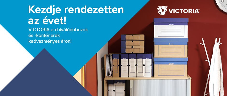 VICTORIA archiválók kedvezményes áron!