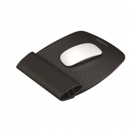 Egéralátét szilikonos csuklótámasszal, FELLOWES "I-Spire Series™", fekete