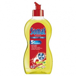 Mosogatógép öblítő, 500 ml, SOMAT "Duo Power Experts", lemon