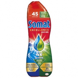 Mosogatógép mosogatógél, 810 ml, SOMAT "Excellence Grease Cutting"